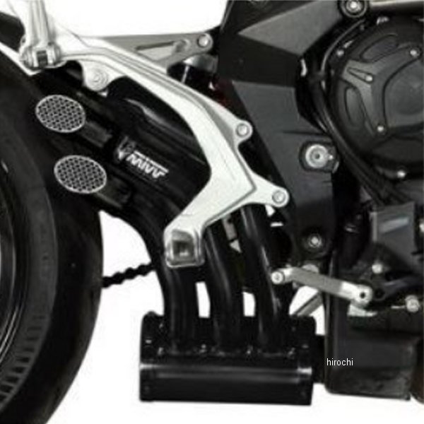 スリップオンマフラー SPEED EDGE 17年-20年 MVアグスタ ブルターレ800RR ブラックステンレス