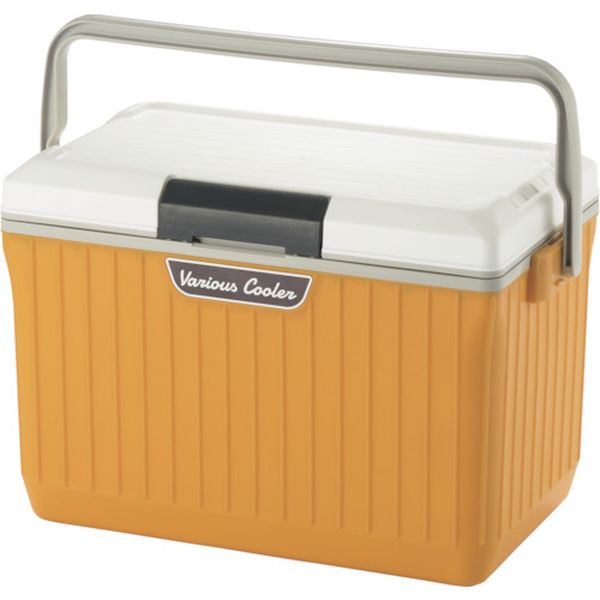 VAC17WHYE 355-5660  ベリアスクーラー 17L   ホワイト/イエロー