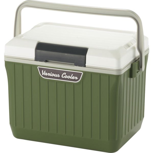 VAC9WHGR 355-5661  ベリアスクーラー 9L   ホワイト/グリーン