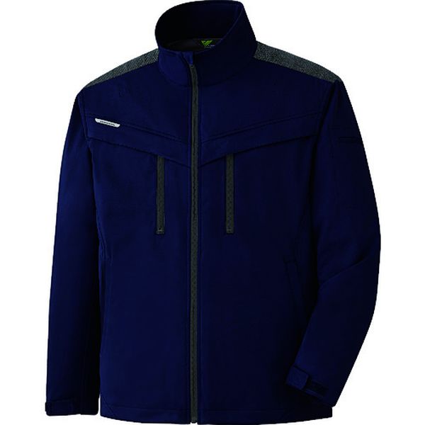 VERDEXCEL ストレッチ防寒ジャンパー VE2007 上 ネイビー S