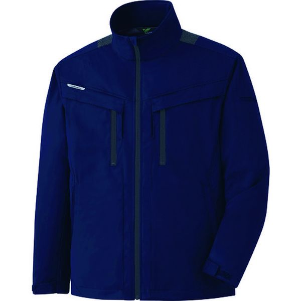 ベルデクセル ハーネス対応 ストレッチ防寒ジャンパー VE2017 上 ネイビー 3L