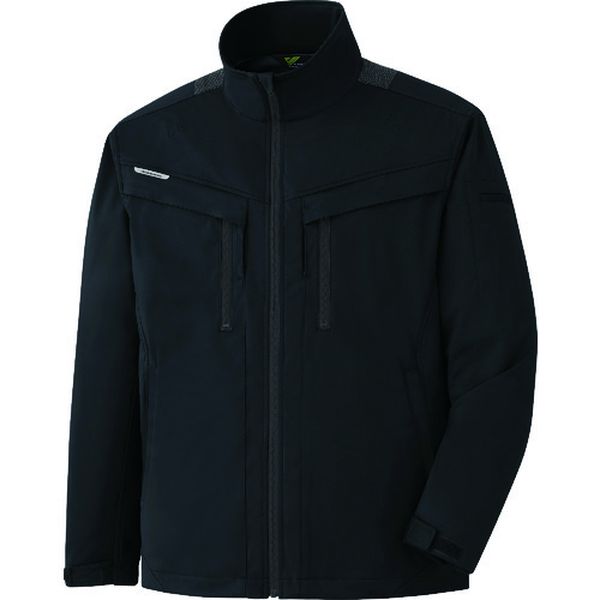 ベルデクセル ハーネス対応 ストレッチ防寒ジャンパー VE2019 上 ブラック M