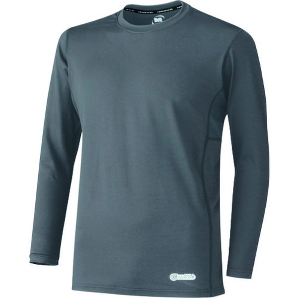 ベルデクセル 男女共用 長袖クールコアTシャツ VEC211上 グレー M