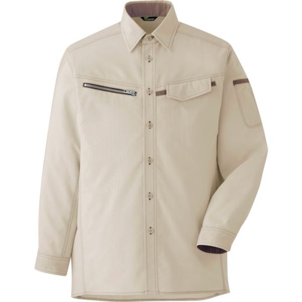 ベルデクセル 男女ペア 交織ストレッチシャツ VES2530上 LL