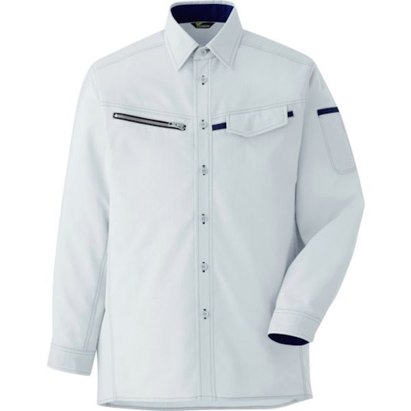 ベルデクセル 男女ペア 交織ストレッチシャツ VES2531上 4L