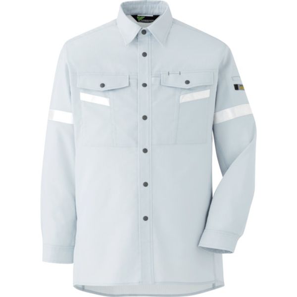 ベルデクセル帯電防止 反射材仕様 長袖シャツ VES2551上 5L
