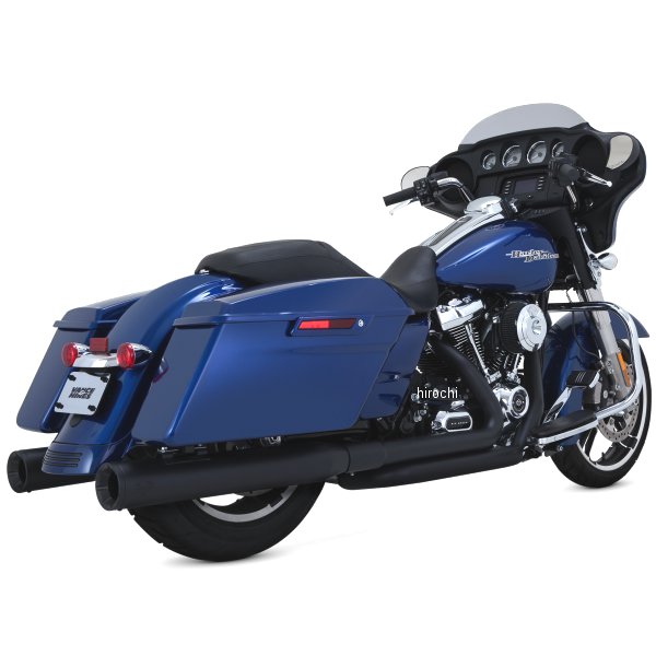 4インチ スリップオンマフラー Eliminator 17年以降 黒/黒