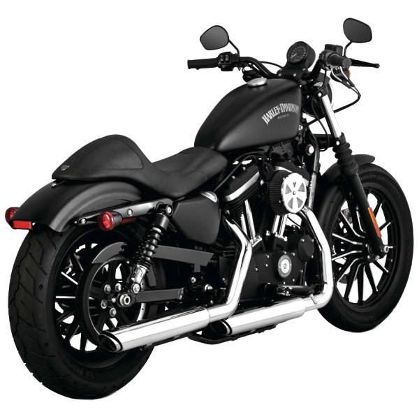 3インチ ツインスラッシュ スリップオンマフラー PCX付き クローム