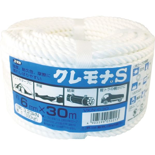 ロープ クレモナロープ万能パック 6φ×30m