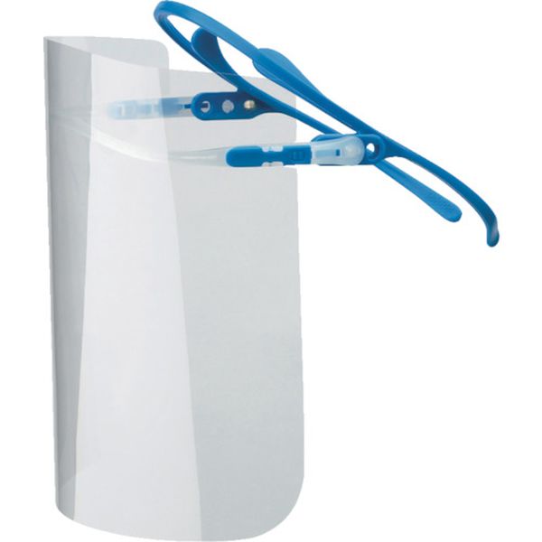 メディカルフェイスシールド ルックユー 本体 ブルー