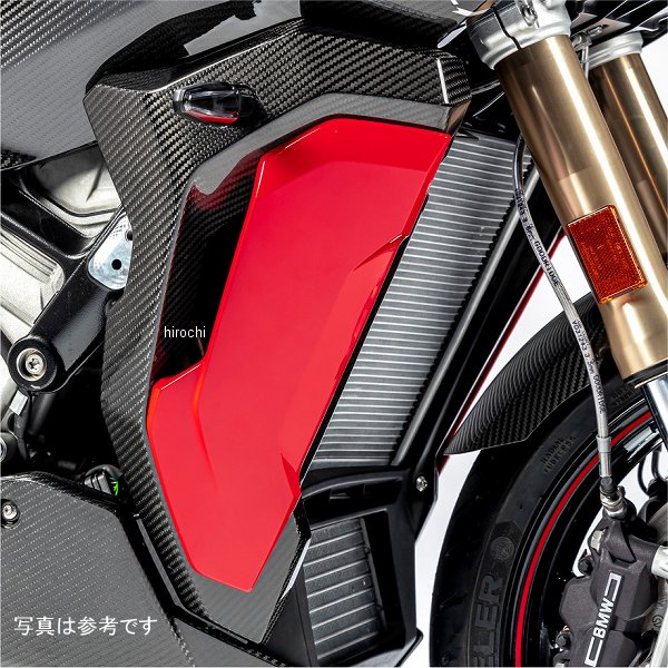 カーボンラジエターカバー 純正カラーパネル用 右側 20年以降 S1000XR