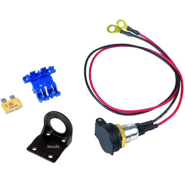 ヘラー電源ソケット キャップシールド付き