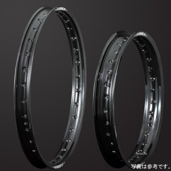 ズィーウィール Z-WHEEL アルミニウムリムセット フロント 14年以降 ホンダ CRF125F リム 黒/ニップル シルバー