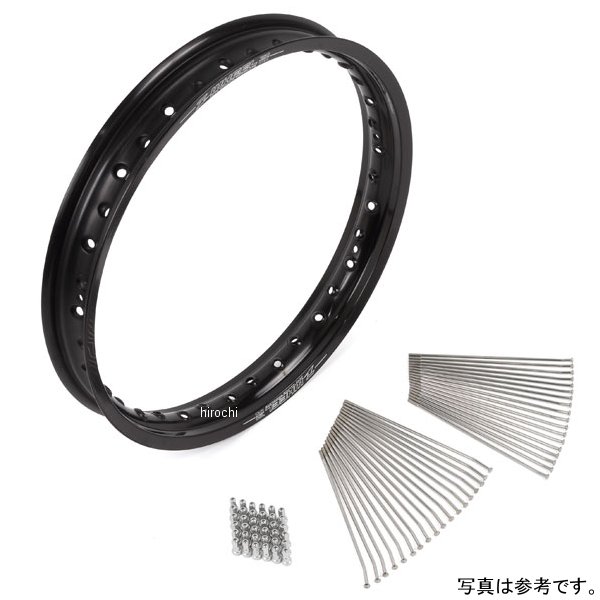 ズィーウィール Z-WHEEL 21インチコンバージョンセット フロント 02年-14年 250TR リム 黒/ニップル シルバー