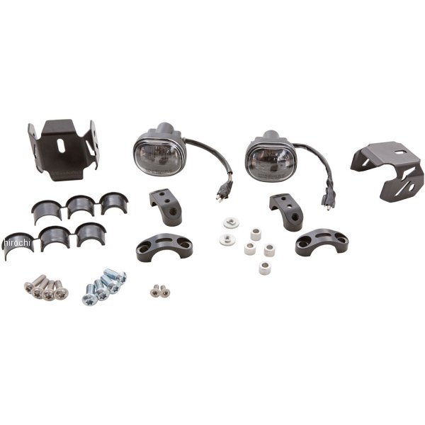 LEDライトセット Micro Flooter クラッシュバー 16年以前 BMW K1600GT 黒