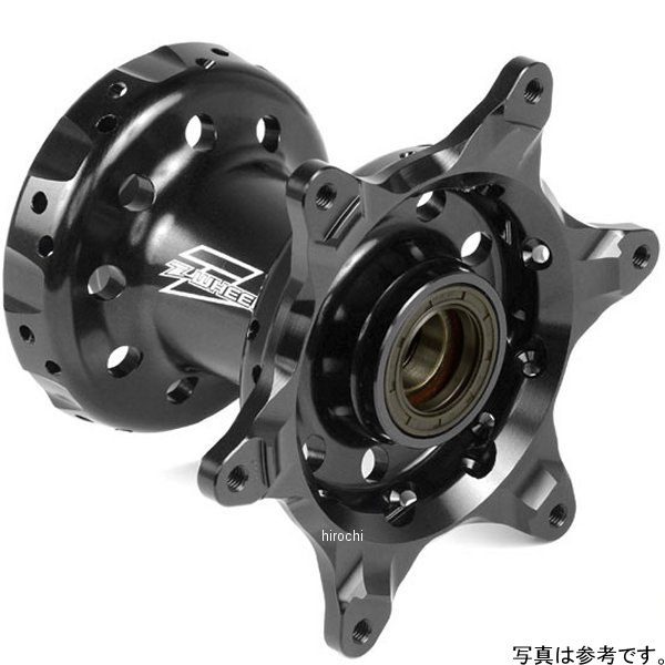 ズィーウィール Z-WHEEL アステライトハブ フロント CRF450R、CRF250R、CR250、CR125 黒