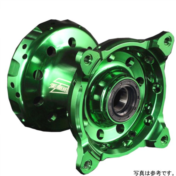 ズィーウィール Z-WHEEL アステライトハブ リア KX450F、KX250F、KX250、KX125 緑