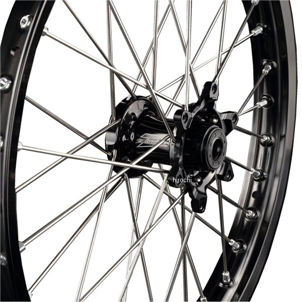 ズィーウィール Z-WHEEL アステライトハブ フロント 01年以降 KX100、KX85 黒