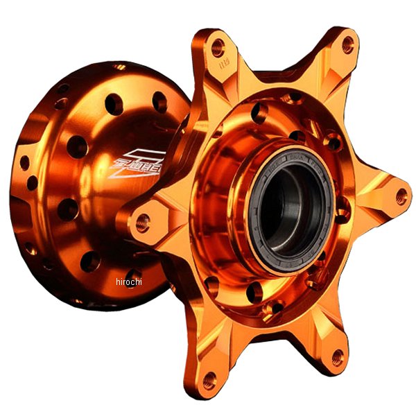 ズィーウィール Z-WHEEL アステライトハブ フロント 03年以降 SX、EXC、TE、FE オレンジ