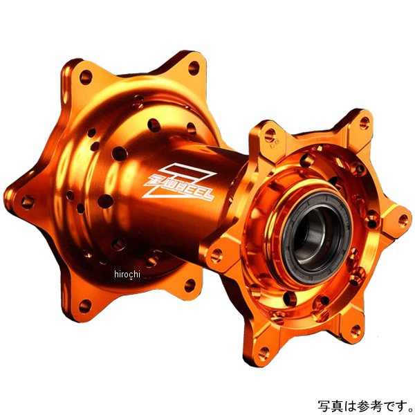 ズィーウィール Z-WHEEL アステライトハブ リア 03年以降 SX、EXC、TE、FE オレンジ