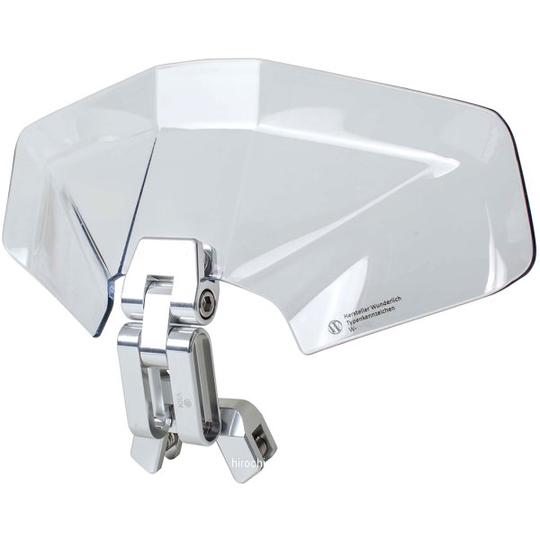 アジャスタブル 3Dスクリーンスポイラー Vカットスクリーン用 クリア