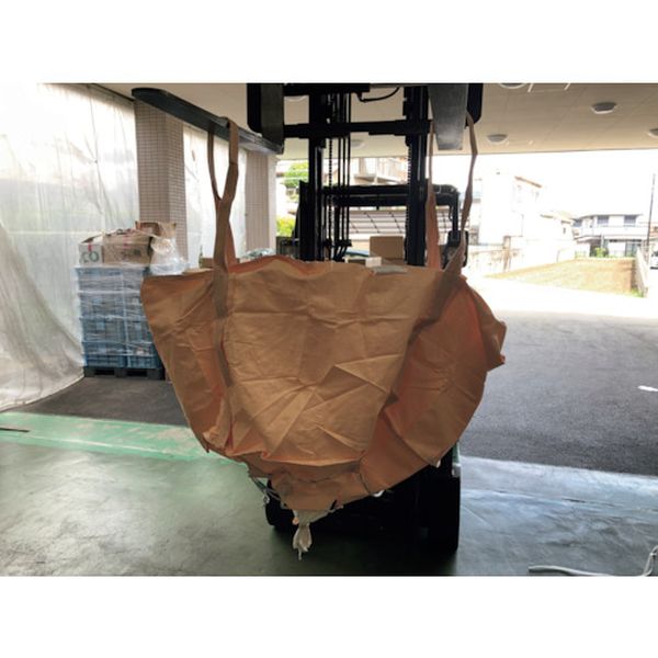 W611  フレコンバッグ 排出口有 直径1100mm×高さ750mm 500kg