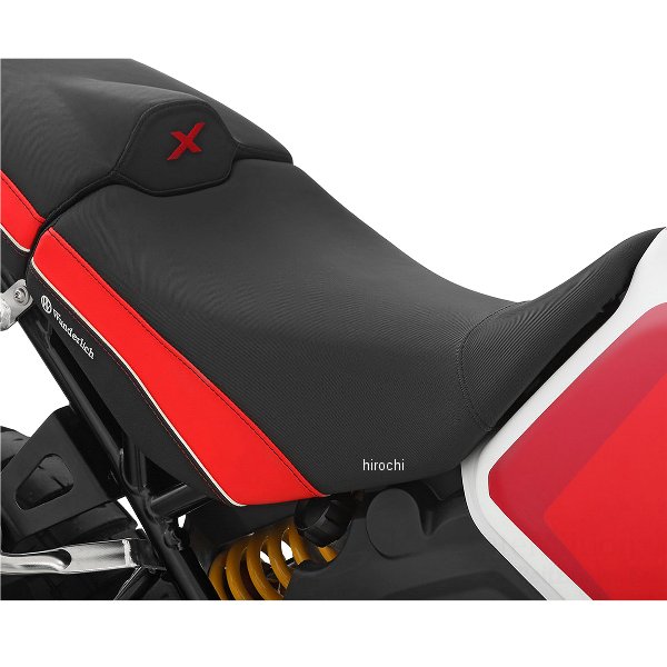 フロントレギュラーシート ACTIVE COMFORT ドゥカティ デザートX 黒/赤