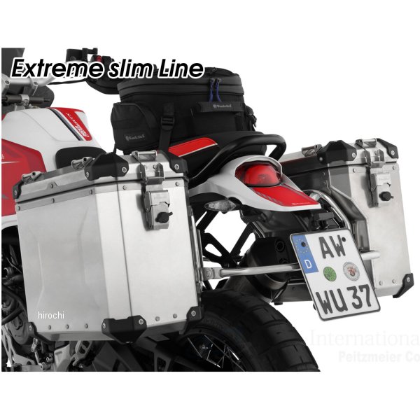 サイドケース EXTREME slim Line 左右セット DesertX アルミ地金