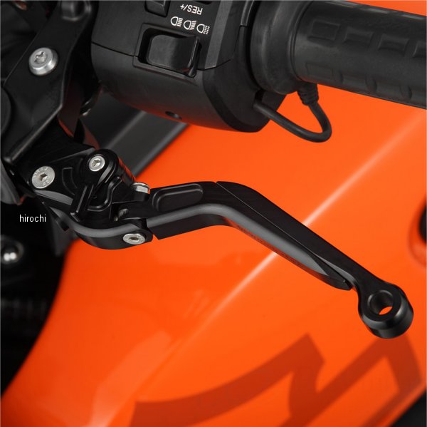 可倒式クラッチレバー Pan America 1250 黒