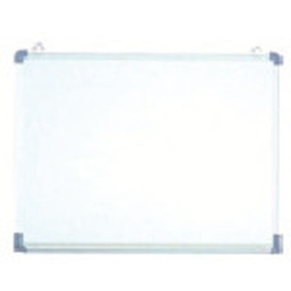 WBJ6045 724-4207  ホワイトボ-ド/600＊450/アルミ