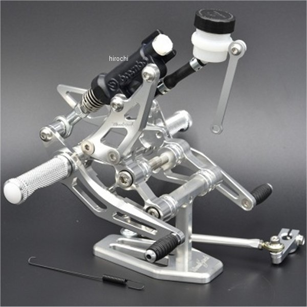 バックステップキット Z系 ディスクブレーキ用 オールシルバー