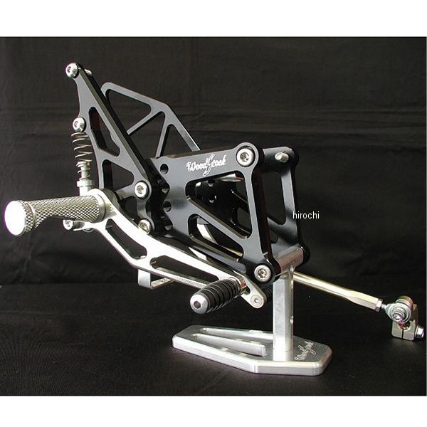 バックステップキット 05年-06年 ZX6RR 黒/シャンパンゴールド