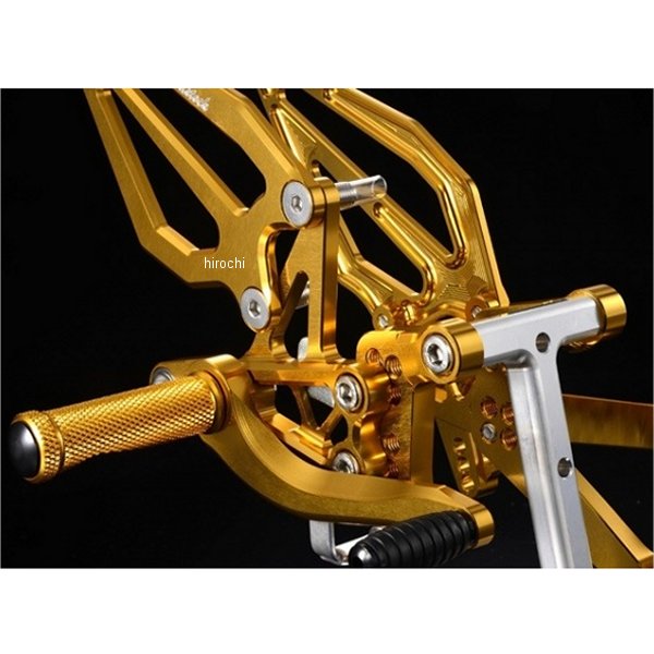 バックステップキット STDペダル 15年-21年 Ninja H2 ゴールド