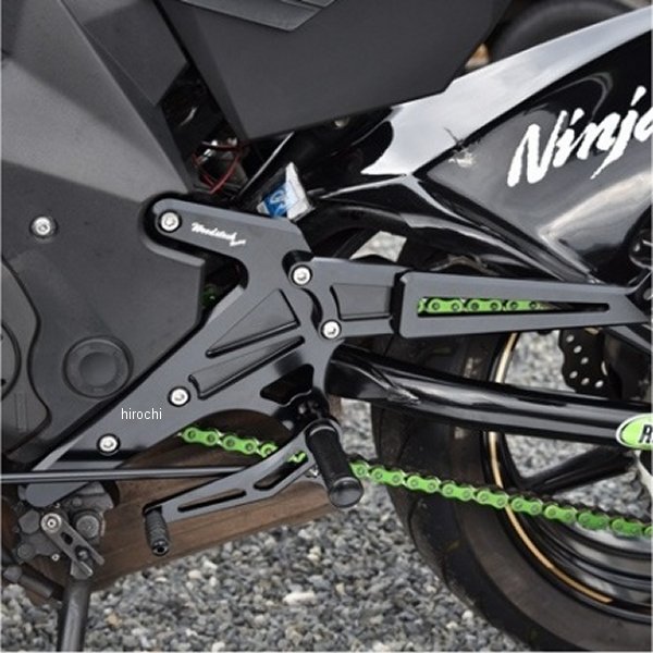 バックステップキット タンデム仕様 14年-17年 Ninja400 黒