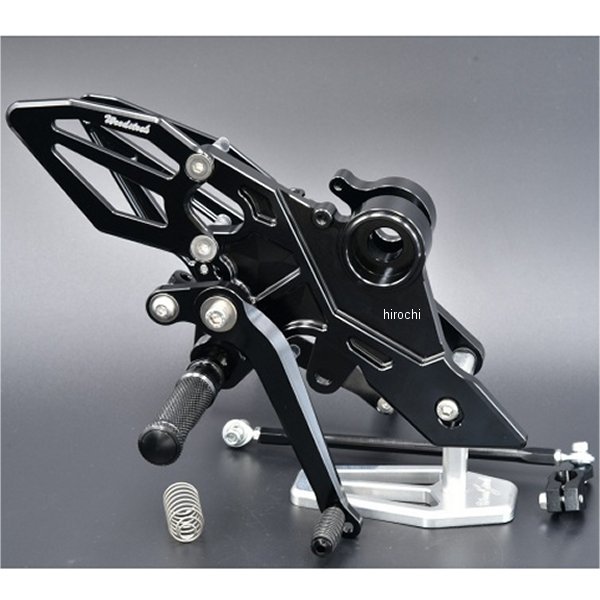 バックステップキット 17年-19年 Z650、Ninja650 黒