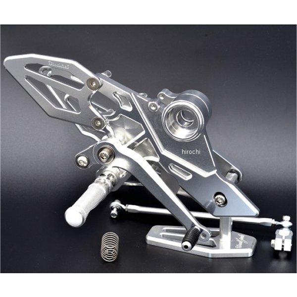 バックステップキット 17年-19年 Z650、Ninja650 シルバー