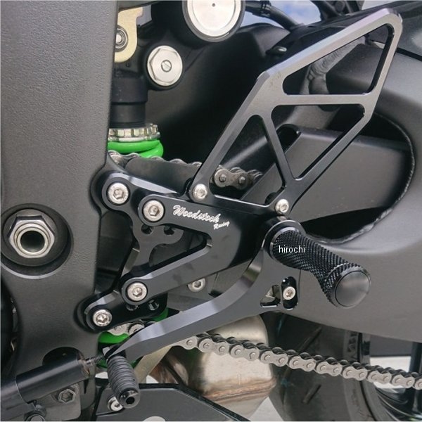 バックステップキット 19年以降 ZX-6R クイックシフター付き 黒