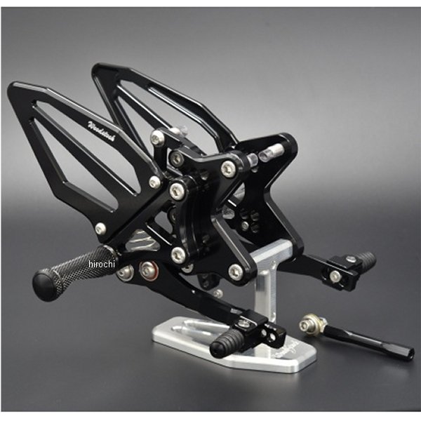 バックステップキット STDペダル/STDステップバー 20年以降 ZX-25R SE/SE KRT 黒