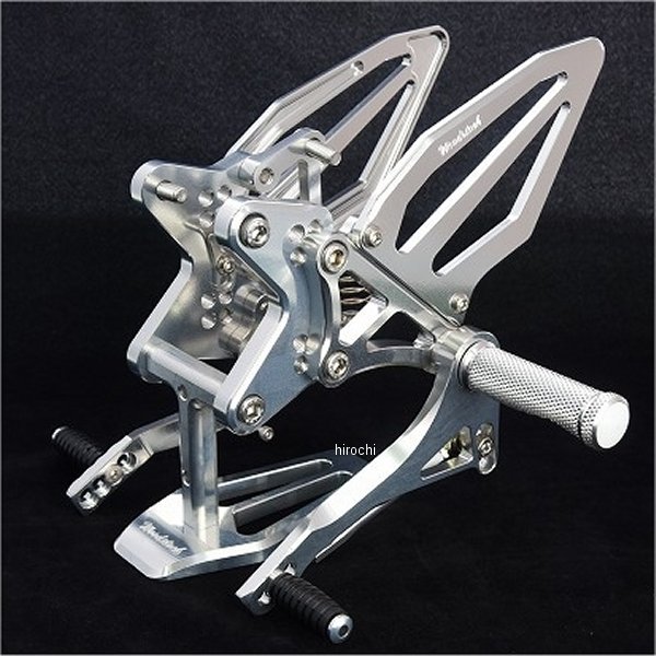 バックステップキット 可倒式ペダル/STDステップバー 20年以降 ZX-25R SE/SE KRT シルバー