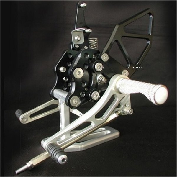 バックステップキット 07年-08年 GSX-R1000 黒/シャンパンゴールド