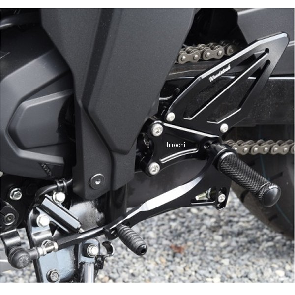 バックステップキット 20年-21年 ジクサーSF250、ジクサー250 黒