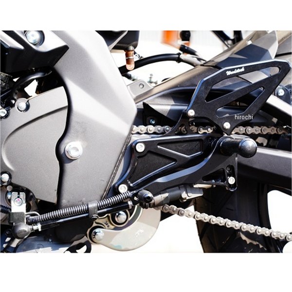 バックステップキット オートシフター装着車用 YZF-R125、YZF-R15 黒