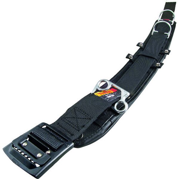 194-8891 タジマ ワークポジショニング用胴当てベルトカーブ アルミワンフィンガーバックル黒 Lサイズ