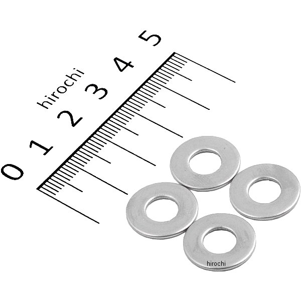 DIAMONDO フラットワッシャー 1/4 4個入り