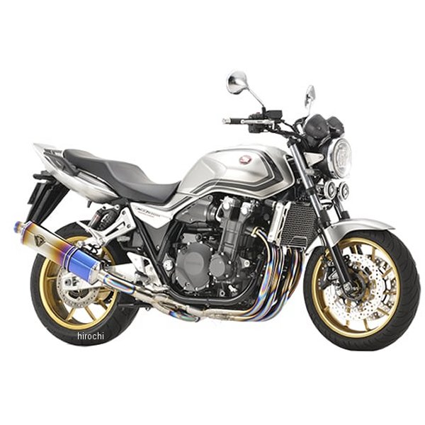アールズギア r's gear フルエキゾースト ワイバンR シングル Sタイプ 21年以降 CB1300SF チタンドラッグブルー