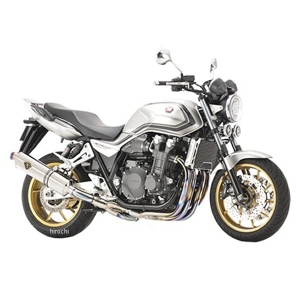 アールズギア r's gear フルエキゾースト ワイバンR シングル Sタイプ 21年以降 CB1300SF チタンポリッシュ