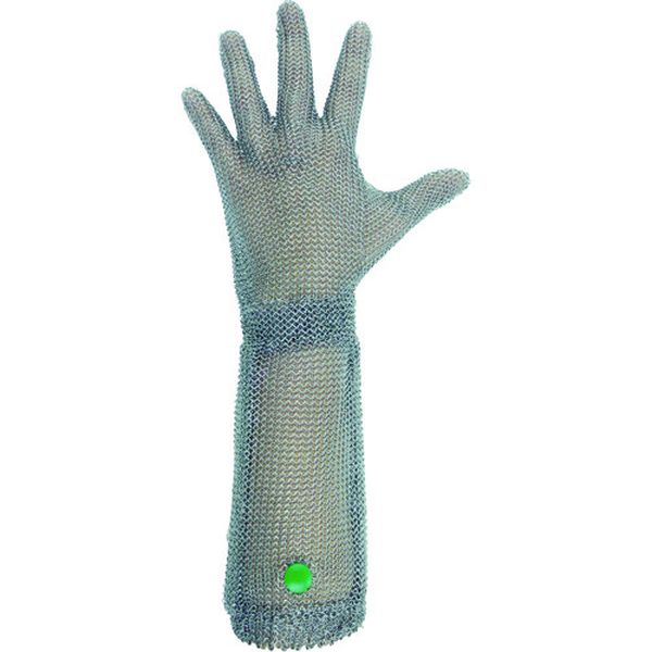 ステンレス製 耐切創クサリ手袋 5本指 ロングタイプ WILCO-550 SSサイズ 1枚