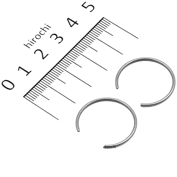 21mm Round Wire Pin Locks (ペア) リテーニングクリップ Shelf Stock