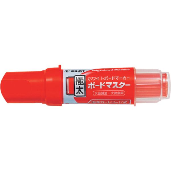 WMBM25JR  ホワイトボードマーカー ボードマスター 極太 レッド