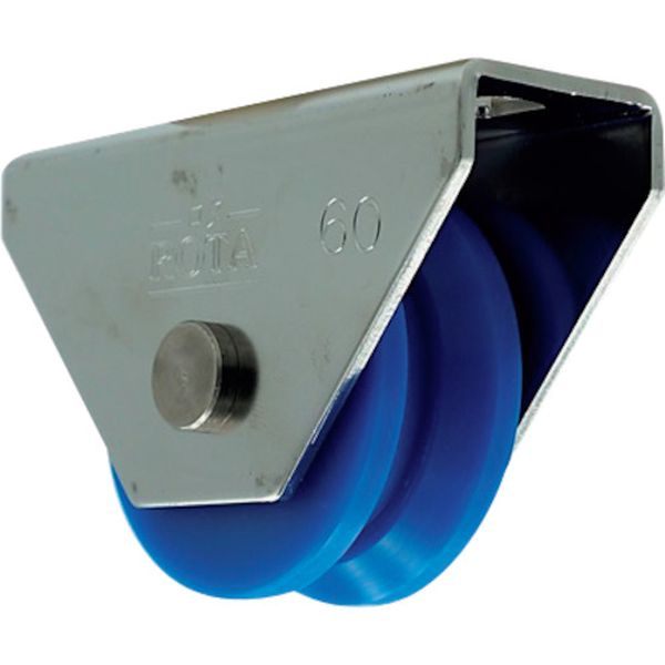 WMS0605 368-2869  ロタ・MC防音重量戸車 60mm V型